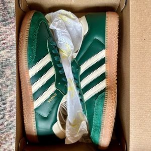 Adidas Sambas, Collegiate Green/Cream